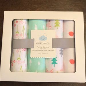 Cloud Island flannel blankets